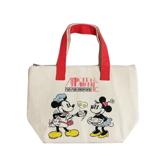 Disney Other - NEW NWT Disney Mickey & Minnie Mouse Insulated Lunch Tote Bag Pouch Small
